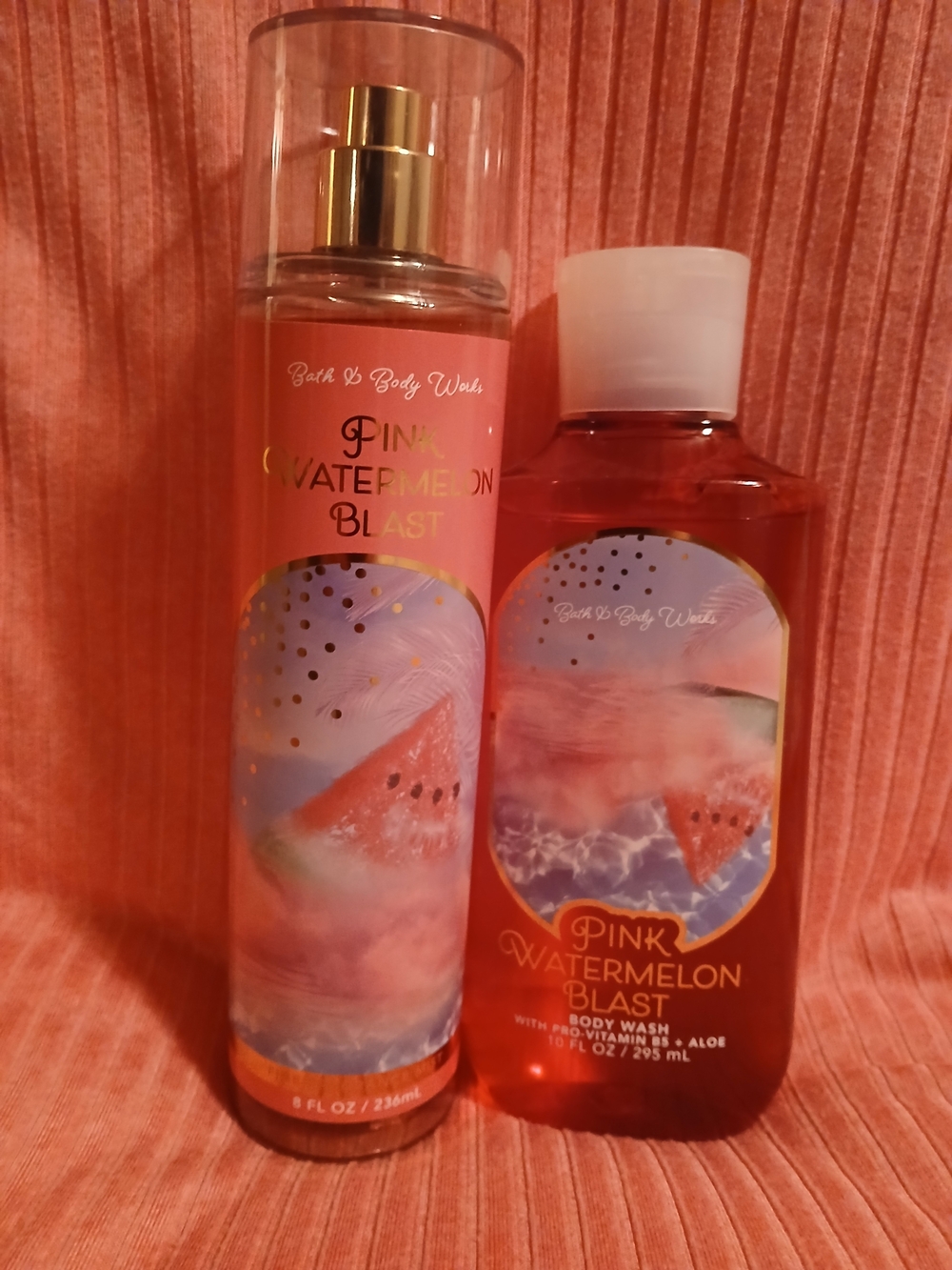 Bath & Body Works Pink Watermelon Blast Body Wash and Body Spray